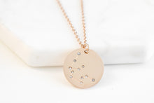 Zodiac Collection - Rose Gold Aquarius Necklace (Jan 20 - Feb 18)