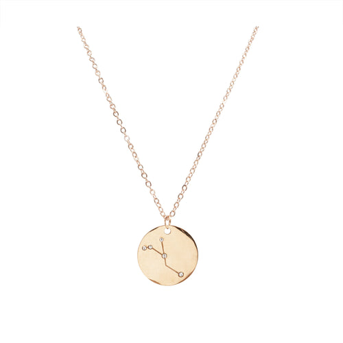 Zodiac Collection - Rose Gold Cancer Necklace (Jun 21 - July 22)