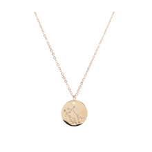 Zodiac Collection - Rose Gold Gemini Necklace (May 21 - June 20)