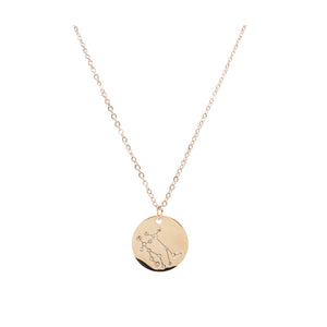 Zodiac Collection - Rose Gold Gemini Necklace (May 21 - June 20)