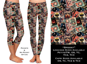 Spooky Full & Capri Leggings w/Pockets