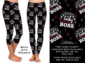 Act Like A Lady Leggings & Capris with Pockets
