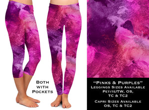Pink & Purple - Legging & Capri