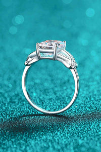 3 Carat Moissanite Sterling Silver Ring