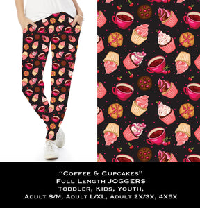 Coffee & Cupcakes - Full Joggers - Sunshine Styles Boutique