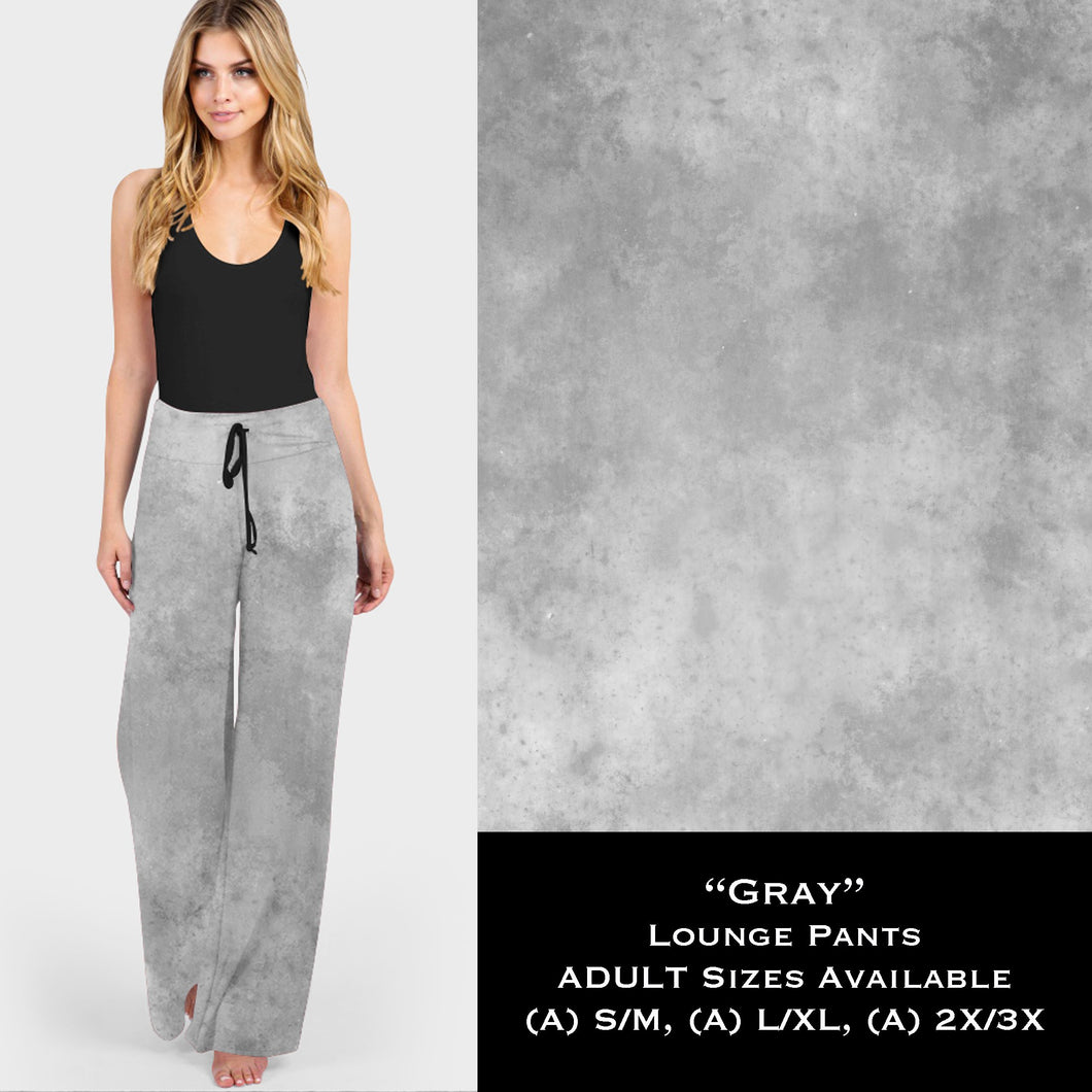 Gray *Color Collection* - Lounge Pants - Sunshine Styles Boutique