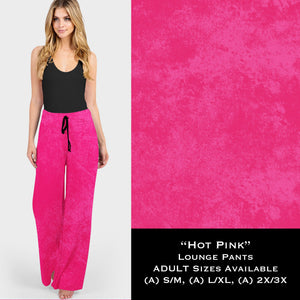 Hot Pink *Color Collection* - Lounge Pants - Sunshine Styles Boutique