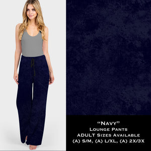 Navy *Color Collection* - Lounge Pants - Sunshine Styles Boutique