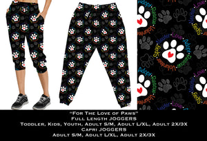 For the Love of Paws - Full & Capri Joggers