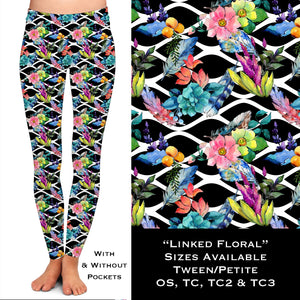 Linked Floral - Legging & Capri
