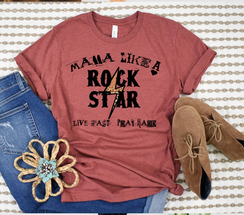 Mama Like A Rock Star - Sunshine Styles Boutique