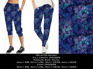 Splatter Galaxy Full & Capri Joggers - Sunshine Styles Boutique
