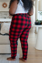 Your New Favorite Joggers in Red Plaid