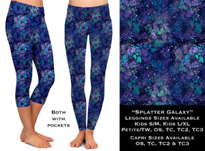 Splatter Galaxy - Legging & Capri