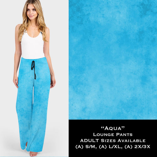 Aqua *Color Collection* - Lounge Pants - Sunshine Styles Boutique