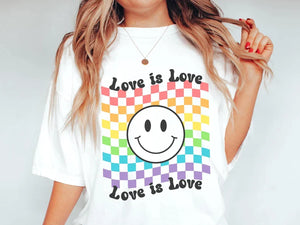 Love is love smiley face