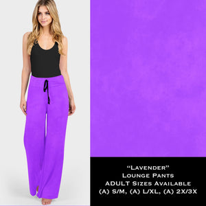 Lavender *Color Collection* - Lounge Pants - Sunshine Styles Boutique