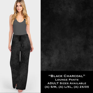 Black Charcoal *Color Collection* - Lounge Pants - Sunshine Styles Boutique