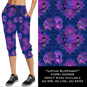 Lotus Elephant - Full & Capri Joggers