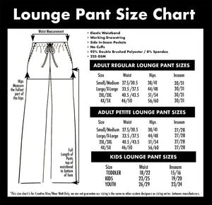 Indigo Flower Press Lounge Pants - Sunshine Styles Boutique