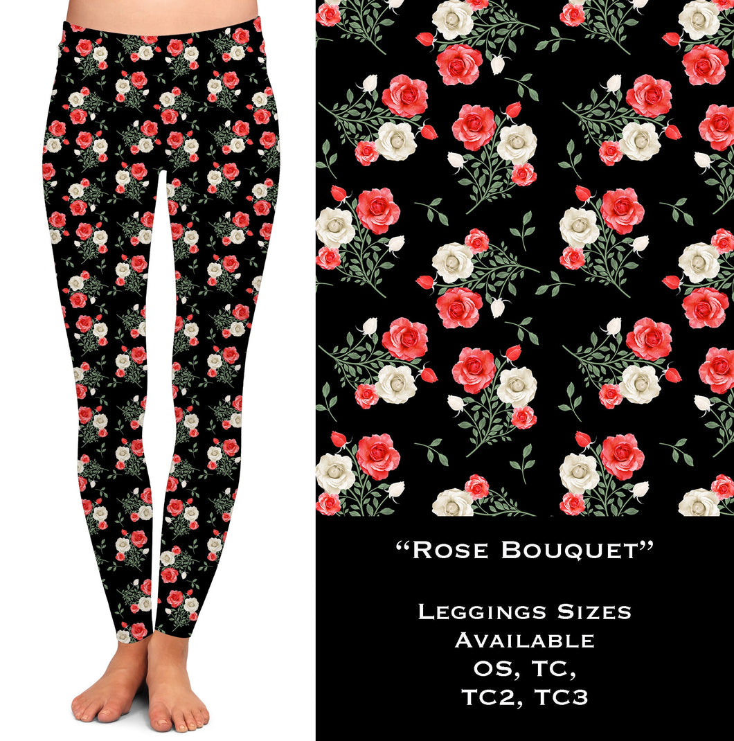 Rose Bouquet - Leggings